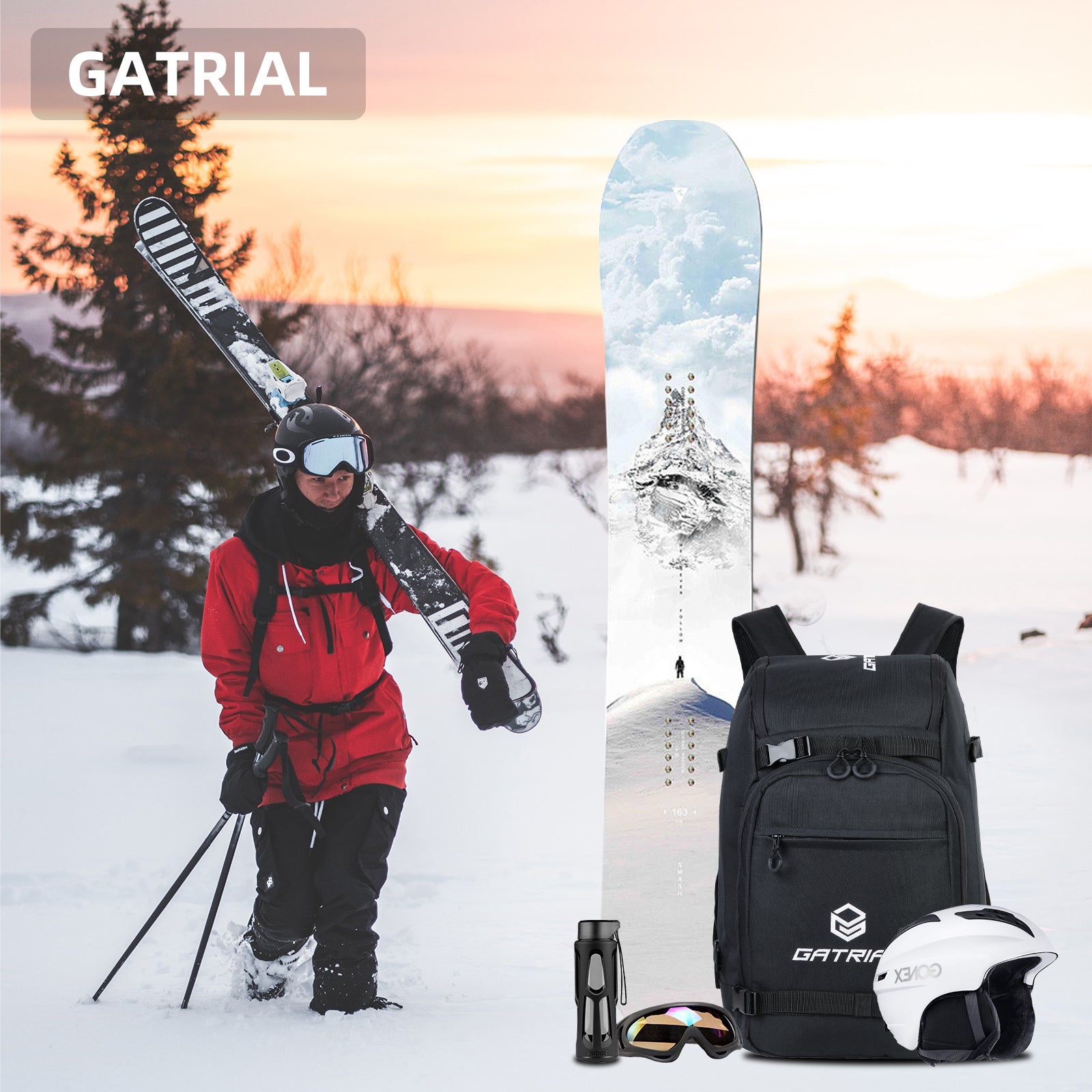 GATRIAL Ski Boots Backpack (2462)