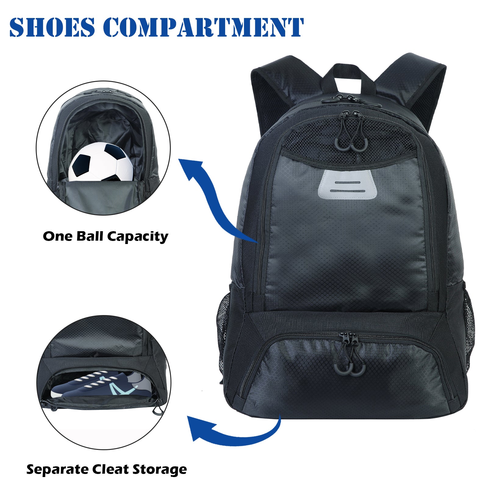 GATRIAL Youth Soccer Backpack Football Bag (2003)
