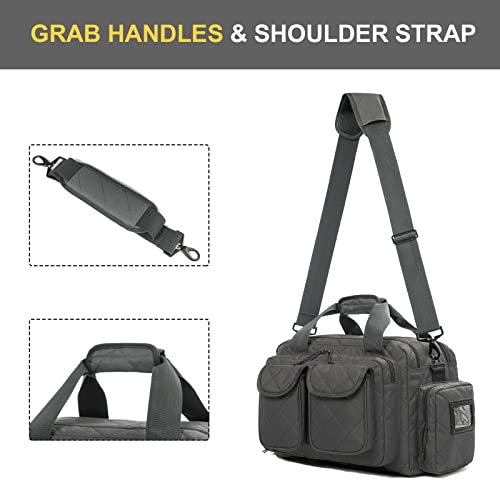 AUMTISC Tactical Pistol Range Bags for Handguns and Ammo(2160)