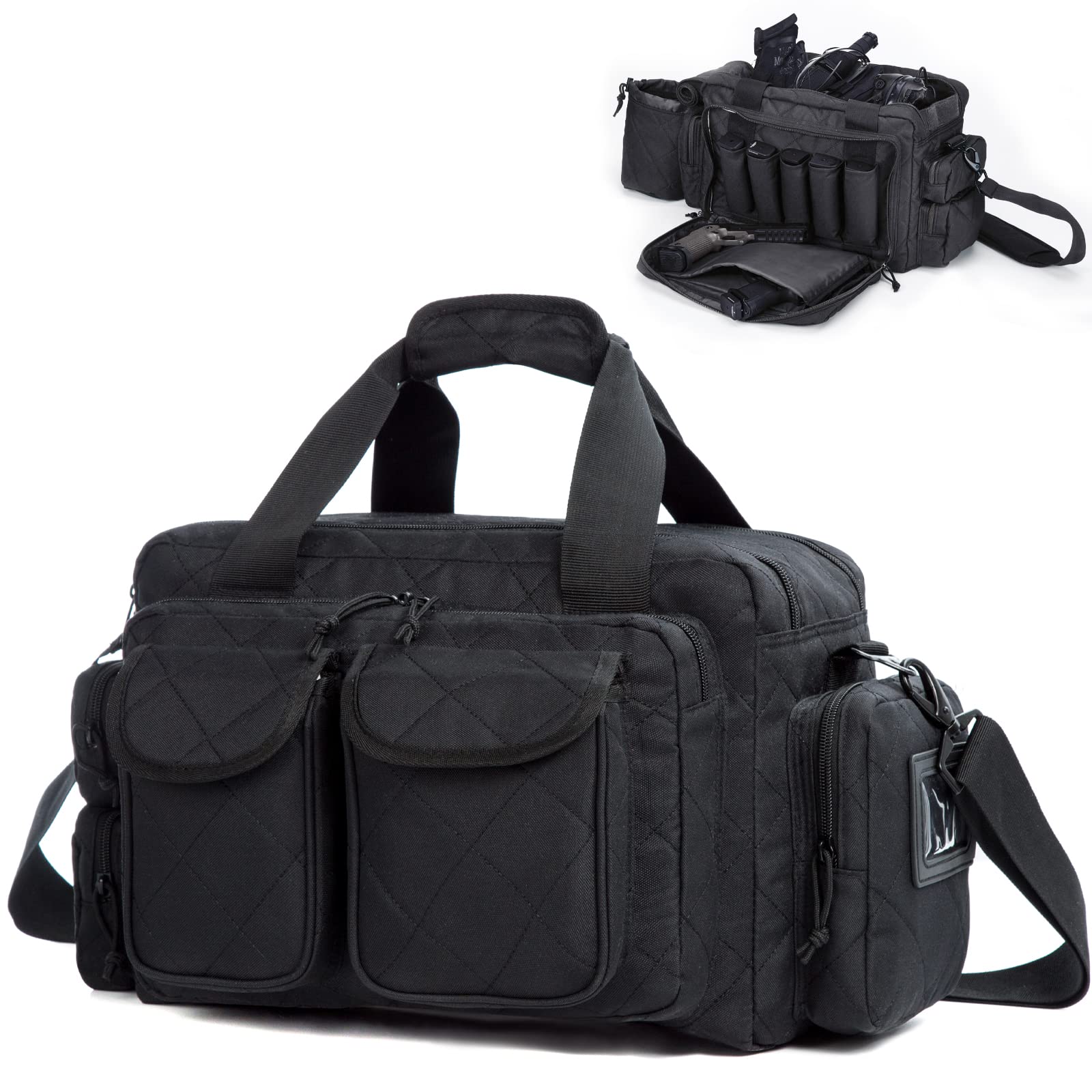 AUMTISC Tactical Pistol Range Bags for Handguns and Ammo(2160)