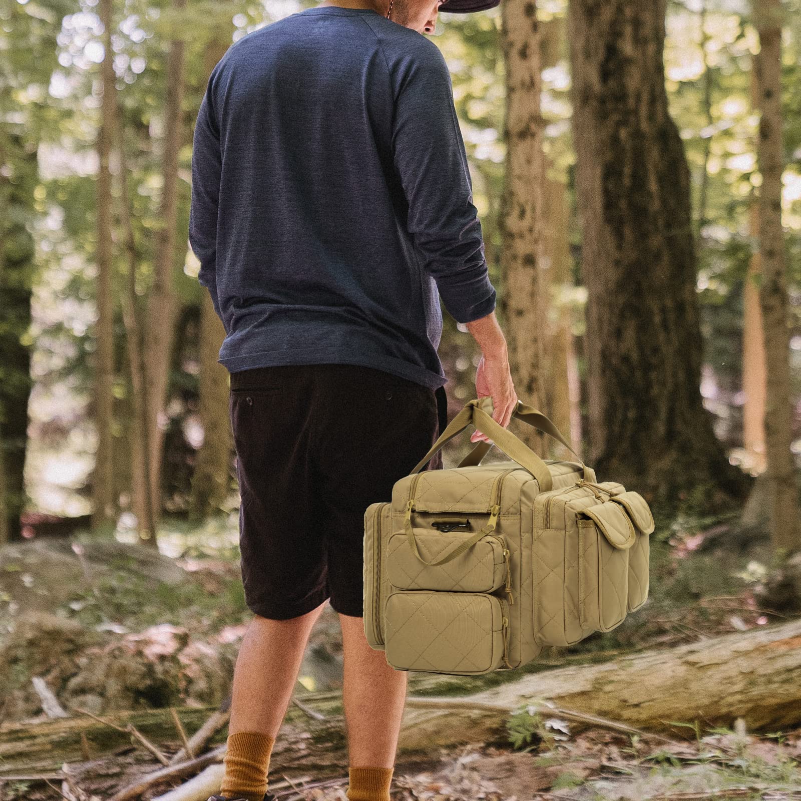 AUMTISC Tactical Pistol Range Bags for Handguns and Ammo(2160)