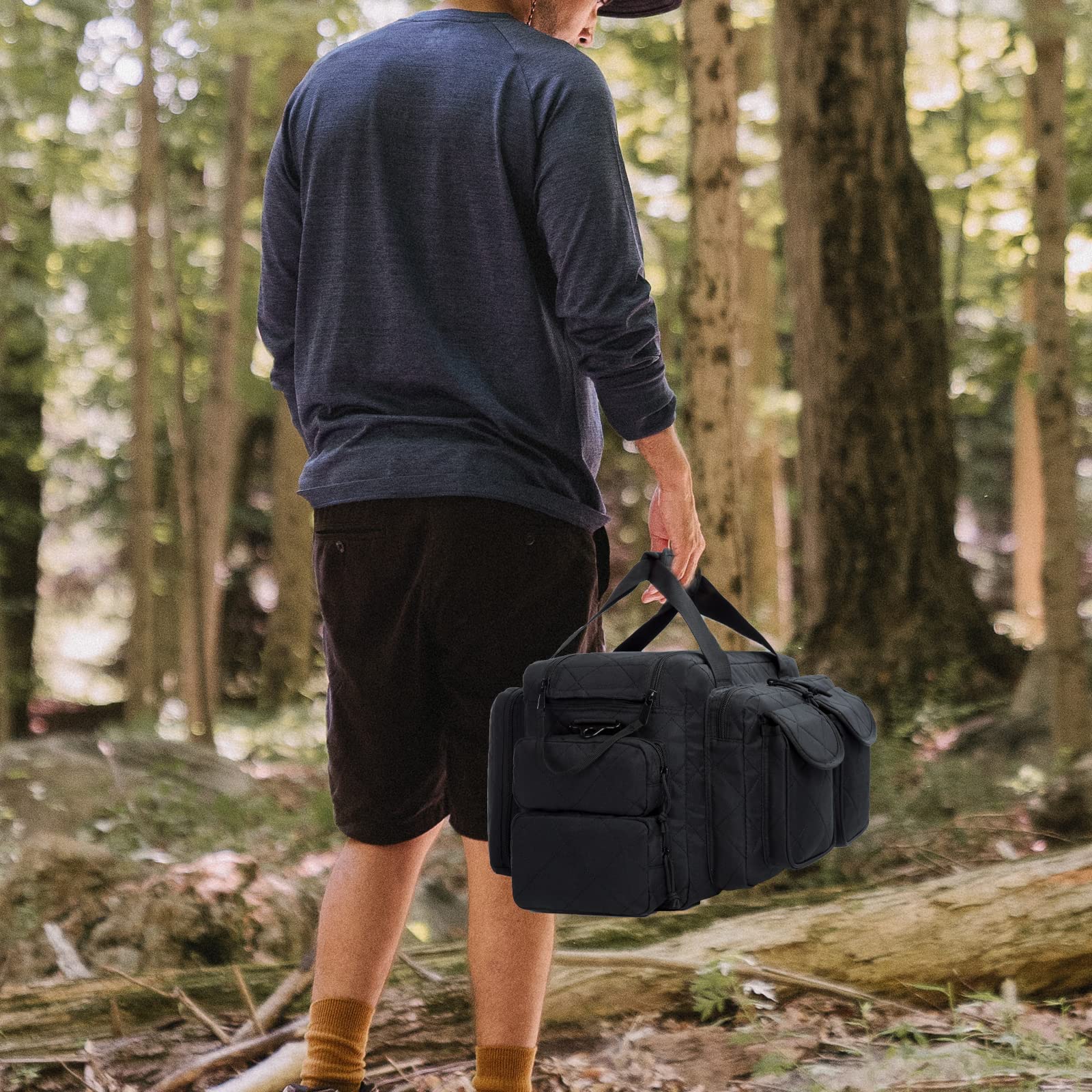 AUMTISC Tactical Pistol Range Bags for Handguns and Ammo(2160)