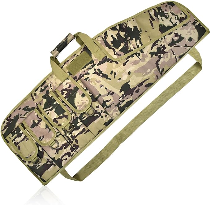 AUMTISC Tactical Rifle Gun Case, 36/42 Inch with 4 Pouches(2312)