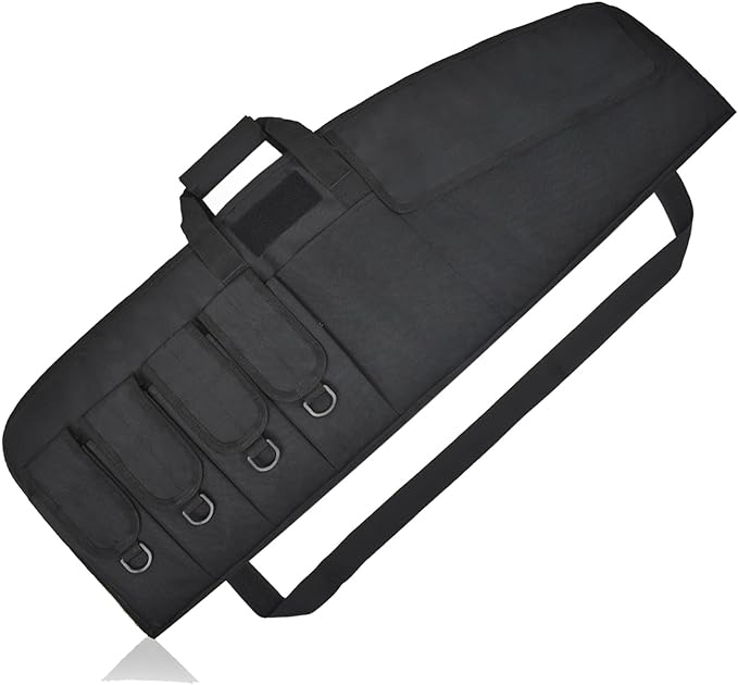 AUMTISC Tactical Rifle Gun Case, 36/42 Inch with 4 Pouches(2312)