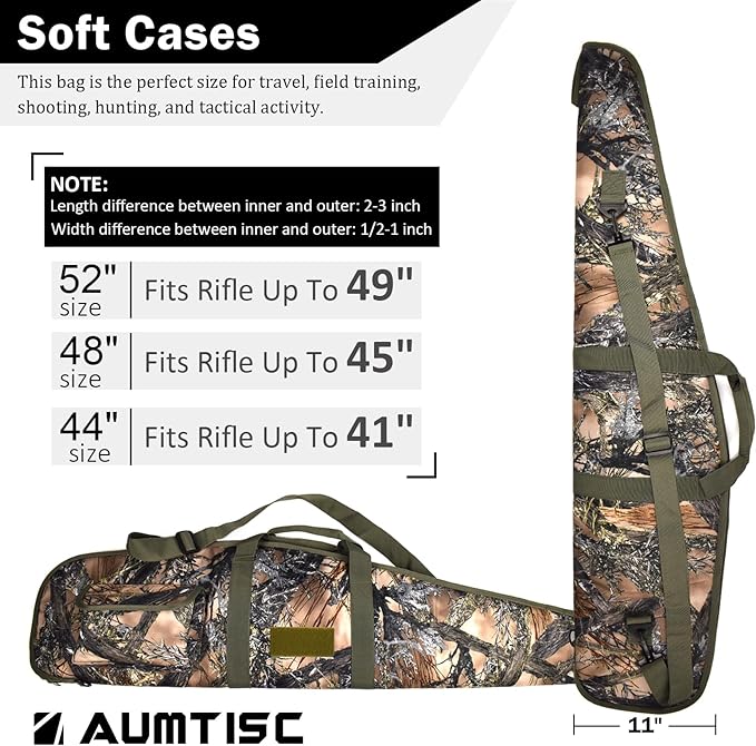 AUMTISC Soft Rifle & Shotgun Case 41/45/49 inch available in six colors(2161)