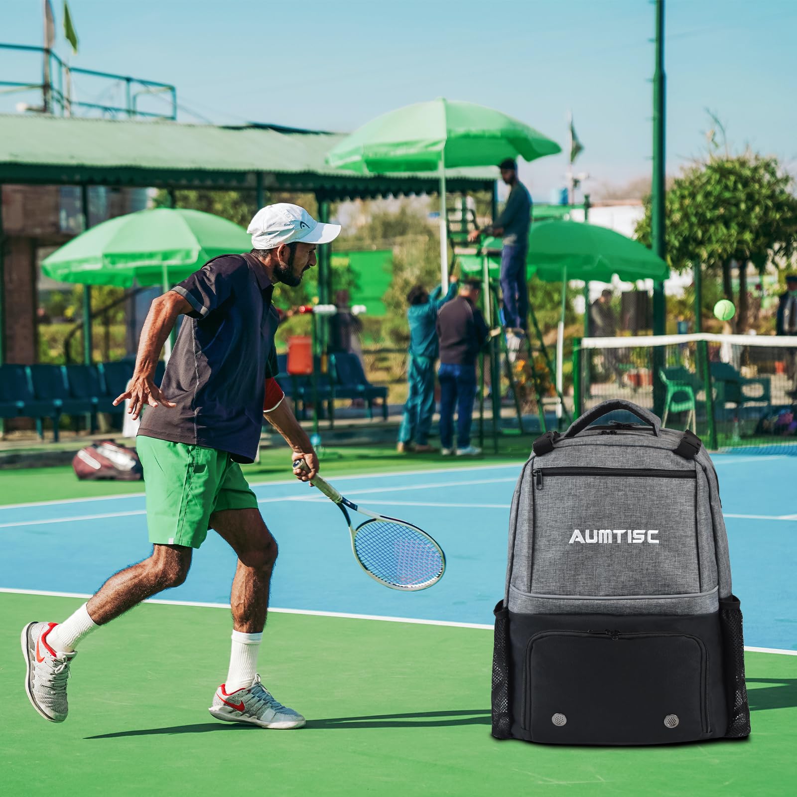 AUMTISC Tennis Bag Backpack 2 Rackets(2714)