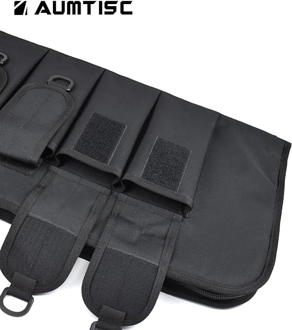 AUMTISC Tactical Rifle Gun Case, 38/42 Inch with 5 Pouches(2055/2056)