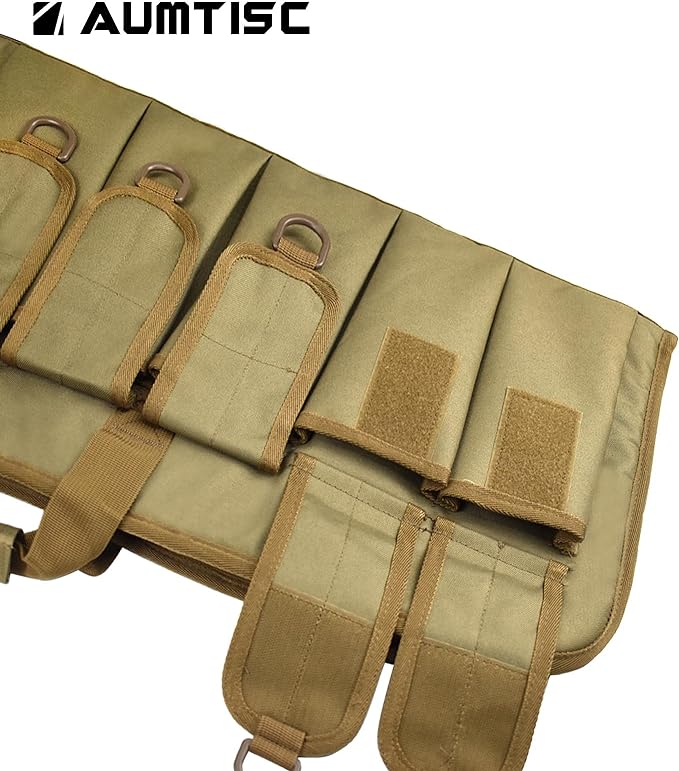 AUMTISC Tactical Rifle Gun Case, 38/42 Inch with 5 Pouches(2055/2056)