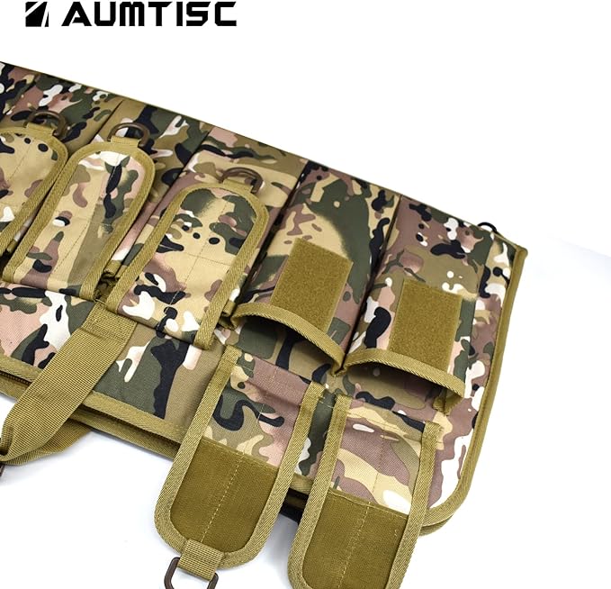 AUMTISC Tactical Rifle Gun Case, 38/42 Inch with 5 Pouches(2055/2056)