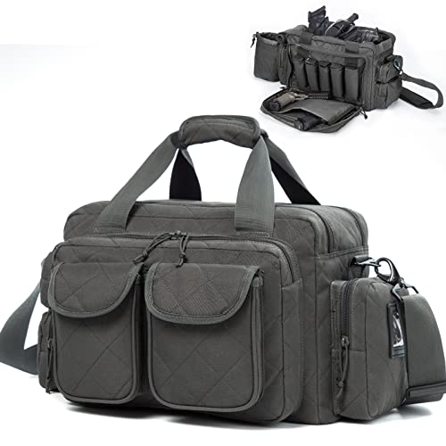 AUMTISC Tactical Pistol Range Bags for Handguns and Ammo(2160）