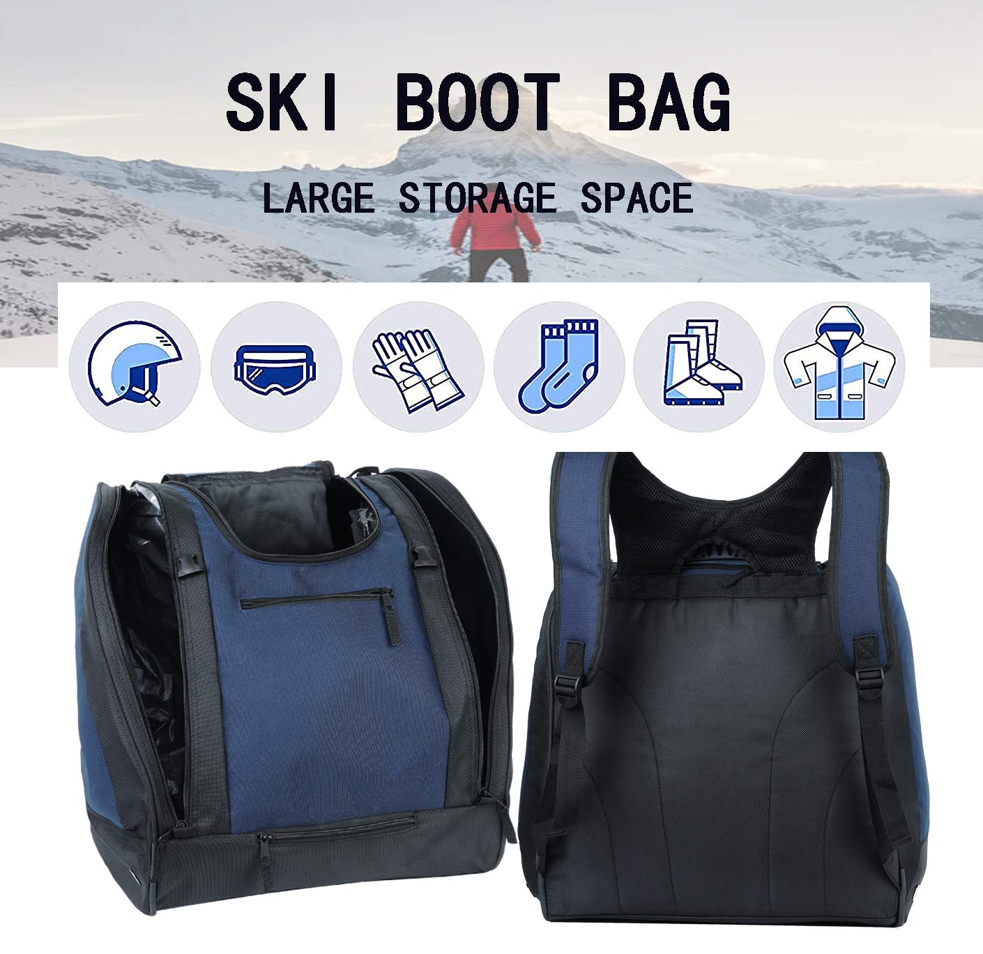 AUMTISC Ski Boot Backpack(1632D)