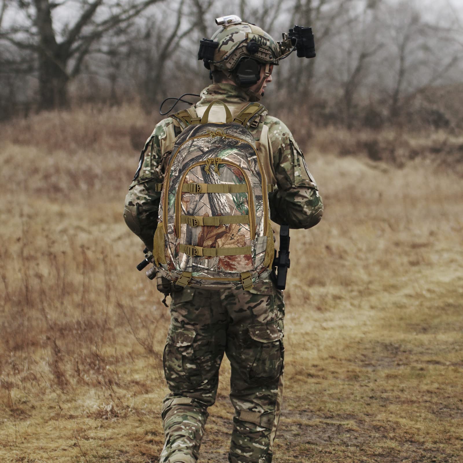 AUMTISC Hunting Backpack with Rifle Holde(2250)