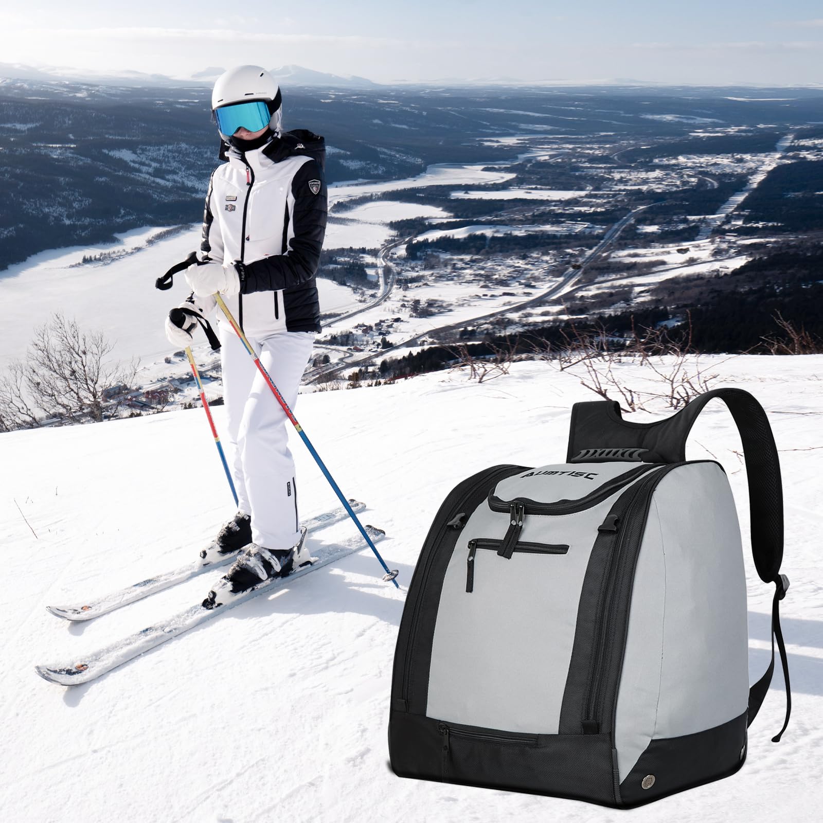 AUMTISC Ski Boot Backpack(1632D)