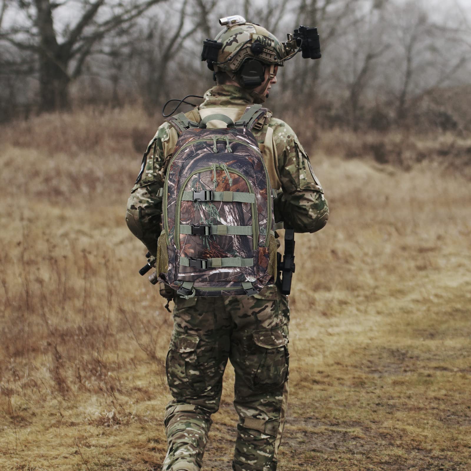 AUMTISC Hunting Backpack with Rifle Holde(2250)